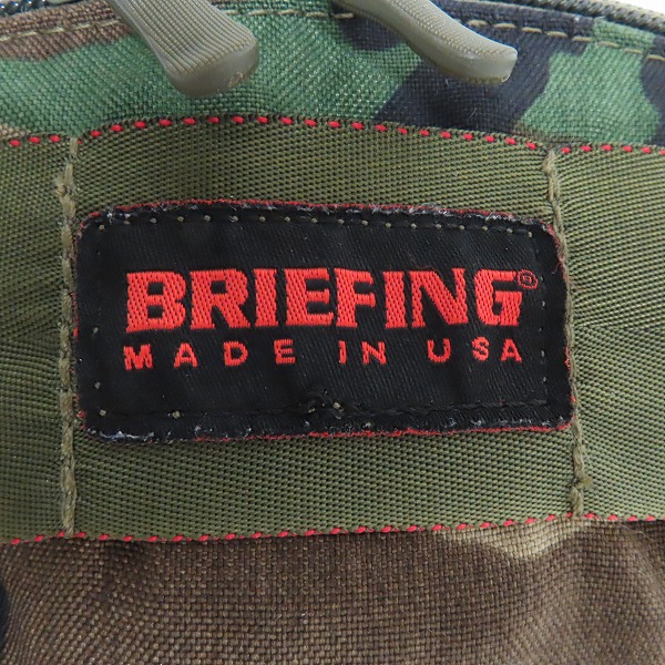 実際に弊社で買取させて頂いたBRIEFING/ブリーフィング 迷彩/カモフラ ウエストポーチ/ボディバッグの画像 3枚目