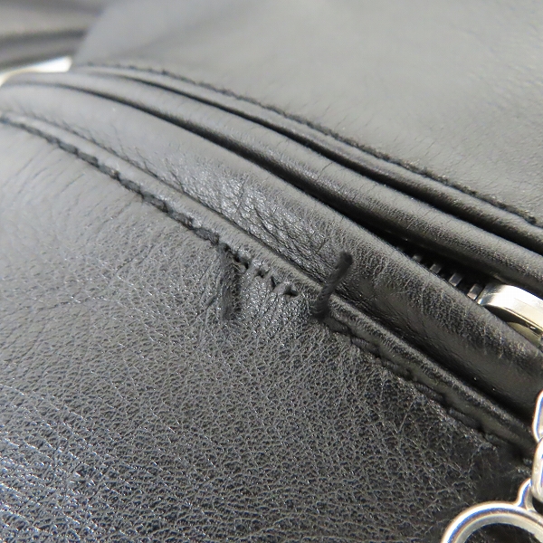 実際に弊社で買取させて頂いたUNITED ARROWS GREEN LABEL RELAXING/ユナイテッドアローズ 牛革 レザー ダブルライダースジャケット/Sの画像 6枚目