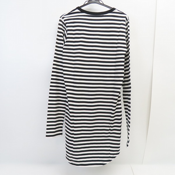 実際に弊社で買取させて頂いた【未使用】NO ID. BLACK/ノーアイディー ブラック C天竺ボーダーラウンドU 441019-396T/1の画像 1枚目