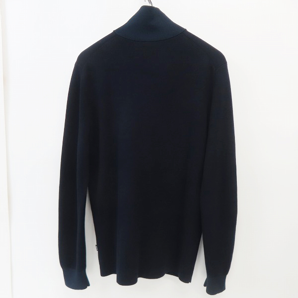 実際に弊社で買取させて頂いたHUGO BOSS/ヒューゴボス ジップアップニットジャケット/Lの画像 1枚目