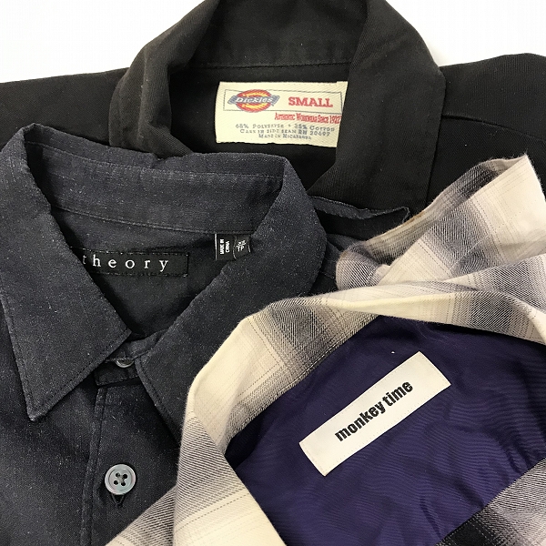 実際に弊社で買取させて頂いた【おまとめ品】Dickies/theory/monkey time他 半袖シャツ/長袖シャツ/サーマルニット 他の画像 1枚目