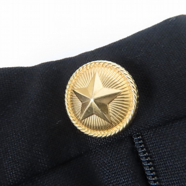 実際に弊社で買取させて頂いたGIVENCHY/ジバンシィ 17SS スターボタン ウール/モヘア混 スラックスパンツ 17S 5248 022/48の画像 7枚目