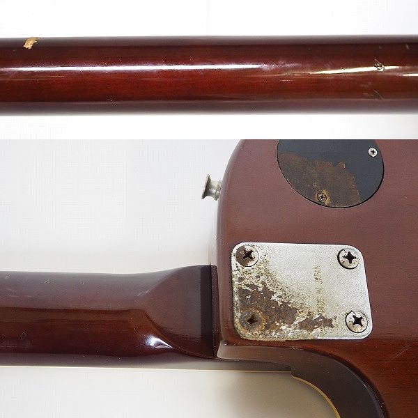 実際に弊社で買取させて頂いた★Greco/グレコ レスポールスタンダードType ワッカロゴ ボルトンネック ジャパンビンテージ ソフトケース付の画像 8枚目