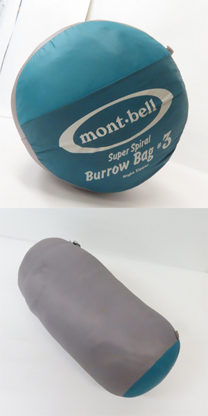 実際に弊社で買取させて頂いたmont-bell/モンベル burrow bag #3/バロウバッグ ♯3 シュラフ/寝袋 1121219の画像 9枚目