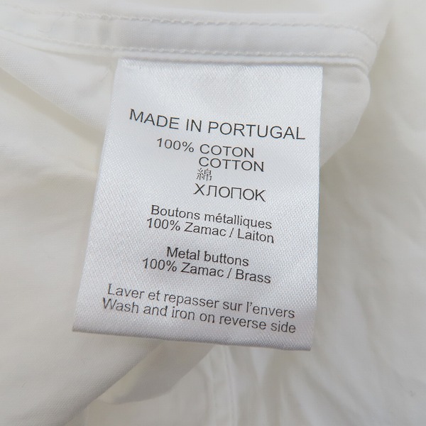 実際に弊社で買取させて頂いたGIVENCHY/ジバンシイ ロゴスナップボタン ミリタリーシャツジャケット/37の画像 3枚目