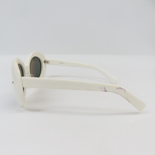 実際に弊社で買取させて頂いたNUMBER (N)INE/ナンバーナイン ONE/ワン サングラス/アイウェア ホワイトの画像 2枚目