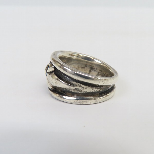 実際に弊社で買取させて頂いたCRAZY PIG DESIGNS/クレイジーピッグ スモール ハイドーム チューダー リング 18.5-19.5号の画像 2枚目