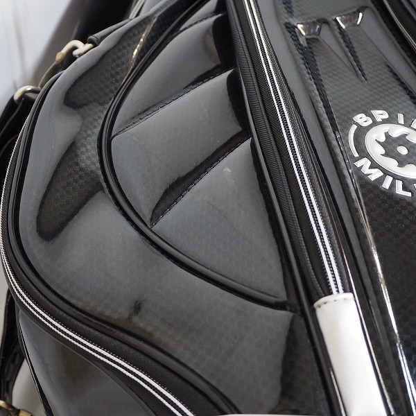 実際に弊社で買取させて頂いたTitleist/タイトリスト VOKEY DESIGN ボーケイ・デザイン 限定モデル CB4VW 9.5型 5分割キャディバッグ ブラックの画像 5枚目