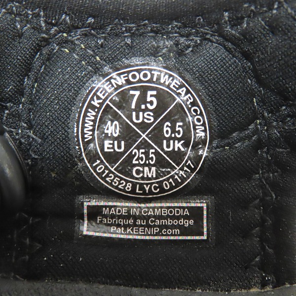 実際に弊社で買取させて頂いたKEEN/キーン サンダル Clearwater CNX クリアウォーター サンダル 1012528/25.5の画像 5枚目