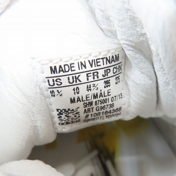 実際に弊社で買取させて頂いたadidas×MARK MCNAIRY/アディダス HOOK SHOT 84LAB G96738/28.5の画像 5枚目