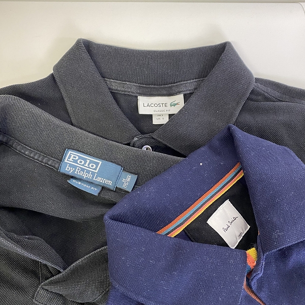 実際に弊社で買取させて頂いた【おまとめ品】ラルフローレン/ポールスミス/ラコステ 等 半袖Tシャツ/ポロシャツ 他の画像 1枚目