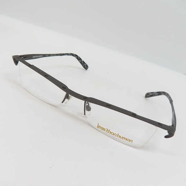 実際に弊社で買取させて頂いたless than human/レスザンヒューマン C7H8/トルエン メガネフレーム