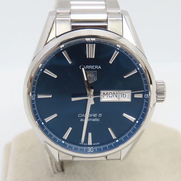 実際に弊社で買取させて頂いたTAG Heuer/タグホイヤー CARRERA CALIBRE 5/カレラ キャリバー5 デイデイト 自動巻き WAR201E