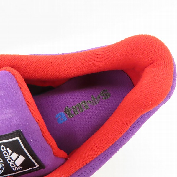 実際に弊社で買取させて頂いた【未使用】atmos/アトモス×adidas/アディダス Adimatic Glory Purple スニーカー GV6712/28の画像 4枚目