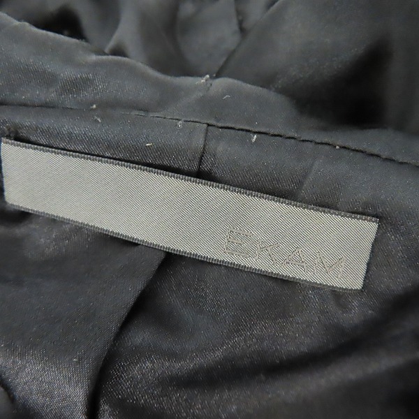 実際に弊社で買取させて頂いたEKAM/エカム ラムレザー ジップアップパーカー/Mの画像 2枚目