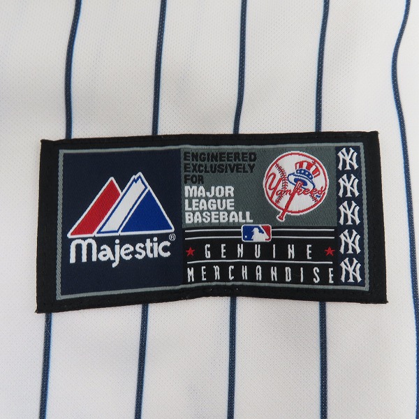 実際に弊社で買取させて頂いたMajestic/マジェスティック ニューヨークヤンキース #33 ニック・スウィッシャー ユニフォーム /XLの画像 6枚目