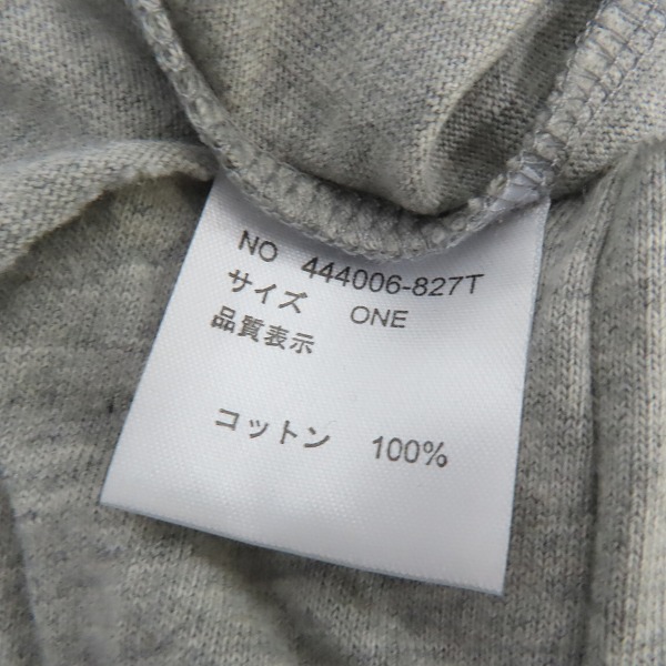 実際に弊社で買取させて頂いた【未使用】NO ID. BLACK/ノーアイディー ブラック C天竺V-N-BIG プルオーバー 444006-827T/ONEの画像 3枚目