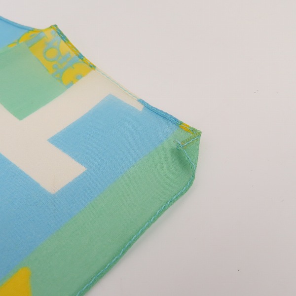 実際に弊社で買取させて頂いたChristian Dior/クリスチャンディオール ナンバリング/トロッター柄 ストールの画像 2枚目