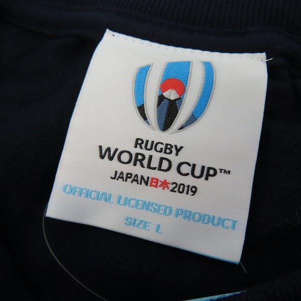 実際に弊社で買取させて頂いた【未使用】CANTERBURY/カンタベリー 2019RWCメモリアルTシャツ ONE TEAM TEE ワンチームTシャツ ネイビー/VWT39455/Lの画像 2枚目