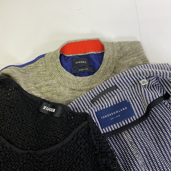 実際に弊社で買取させて頂いた【おまとめ品】ディーゼル/トゥモローランド/ズッカ 等 メンズ/レディース ワンピース/ジャケット/長袖Tシャツ 他 の画像 1枚目