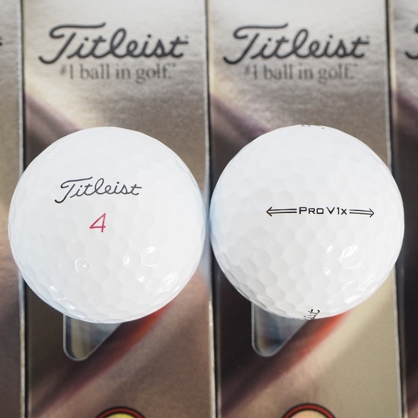 実際に弊社で買取させて頂いた【未使用】Titleist/タイトリスト PRO V1x ゴルフボール ホワイト 2ダースの画像 1枚目