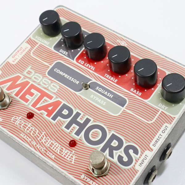 実際に弊社で買取させて頂いたELECTRO-HARMONIX/エレクトロハーモニックス Bass Metaphors プリアンプ マルチエフェクター DI 動作確認済みの画像 5枚目