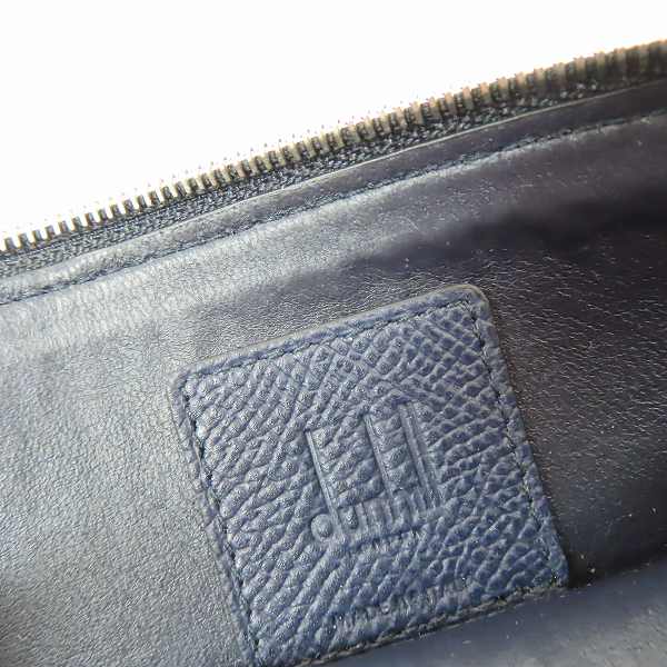 実際に弊社で買取させて頂いたdunhill/ダンヒル CADOGAN ZIP POUCH/クラッチバッグ/セカンドバッグ DU18F2875CA410の画像 4枚目