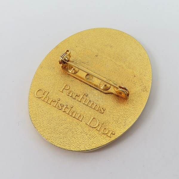 実際に弊社で買取させて頂いたChristian Dior PARFUMS/クリスチャン・ディオール パルファム ロゴブローチの画像 1枚目