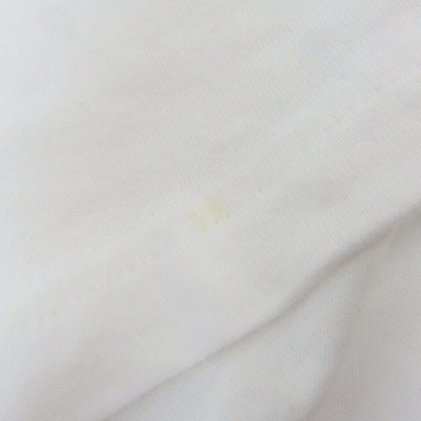 実際に弊社で買取させて頂いたatmos×Mr.Brothers/アトモス×ミスターブラザーズ BFAM ホワイト Tシャツ HENI-P-002/XLの画像 6枚目