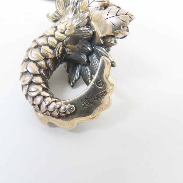 実際に弊社で買取させて頂いたBloody Mary/ブラッディマリー Lotus head/ロータスヘッド 蓮魚 ペンダントトップの画像 6枚目