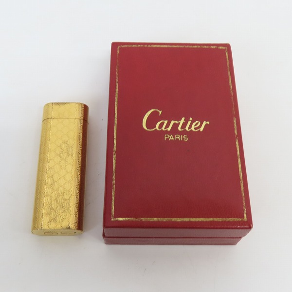 実際に弊社で買取させて頂いたCartier/カルティエ ゴールド ラウンド ガスライターの画像 7枚目