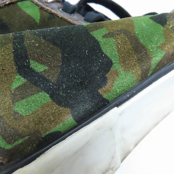 実際に弊社で買取させて頂いたJIMMY CHOO/ジミーチュウ カモフラ/迷彩柄 スニーカー/シューズ Size：42の画像 8枚目