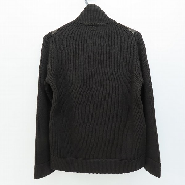 実際に弊社で買取させて頂いたC.P.COMPANY/シーピーカンパニー 牛革 レザー切替 ジップアップジャケット/2の画像 1枚目