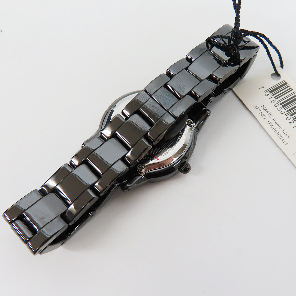 実際に弊社で買取させて頂いた【未使用】Daniel Wellington/ダニエルウェリントン Iconic Link Ceramic 28mm 腕時計 DW00100415の画像 2枚目