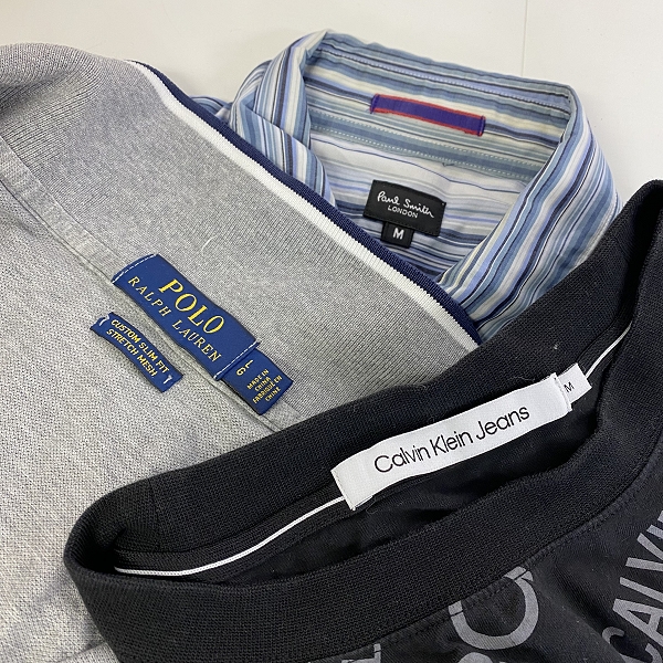 実際に弊社で買取させて頂いた【おまとめ品】ラルフローレン/ポールスミス/カルバンクライン 等 シャツ/ポロシャツ/半袖シャツ 他の画像 1枚目
