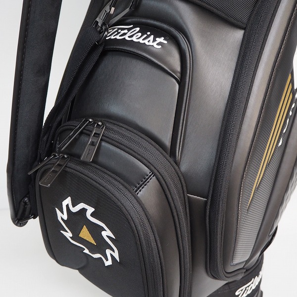 実際に弊社で買取させて頂いたTitleist/タイトリスト VOKEY DESIGN/ボーケイデザイン TB20SF4-BVO7 9.5型 6分割 ツアー キャディバッグ ブラック の画像 5枚目