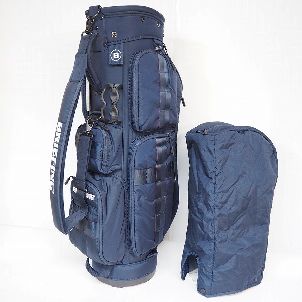 実際に弊社で買取させて頂いたBRIEFING/ブリーフィング CR-6 ゴルフ 8.5型 5分割キャディバッグ ネイビー