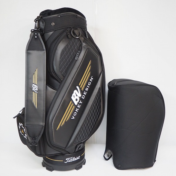 実際に弊社で買取させて頂いたTitleist/タイトリスト VOKEY DESIGN/ボーケイデザイン TB20SF4-BVO7 9.5型 6分割 ツアー キャディバッグ ブラック 