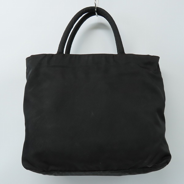 実際に弊社で買取させて頂いた【難有り】PRADA/プラダ 三角 ロゴプレート ナイロン ハンドバッグの画像 1枚目