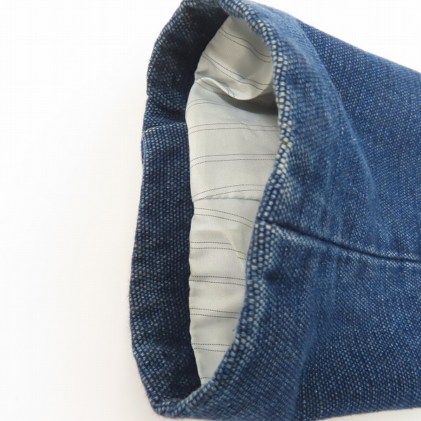 実際に弊社で買取させて頂いたARMANI EXCHANGE/アルマーニエクスチェンジ デニム テーラードジャケット /Mの画像 5枚目