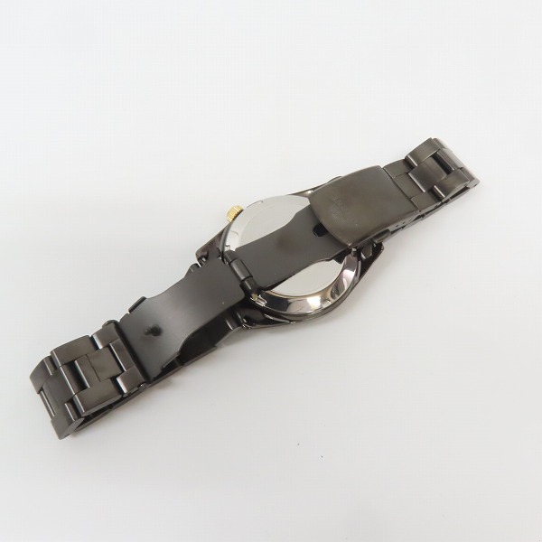 実際に弊社で買取させて頂いたORIENT/オリエント デイデイト 自動巻き ブラック文字盤 ET07-E1-Cの画像 3枚目