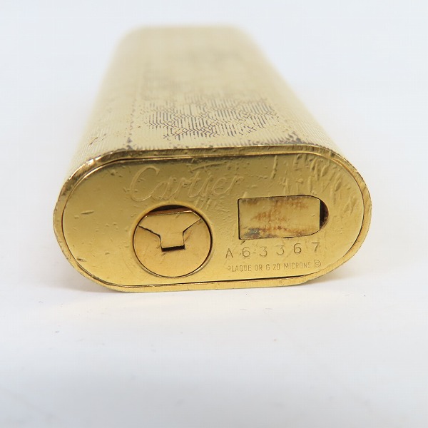 実際に弊社で買取させて頂いたCartier/カルティエ ゴールド ラウンド ガスライターの画像 4枚目