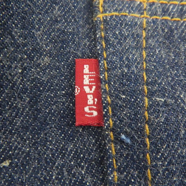 実際に弊社で買取させて頂いた【未使用】LEVI'S/リーバイス 501 デニムパンツ 赤耳 US501/W32 L36の画像 7枚目