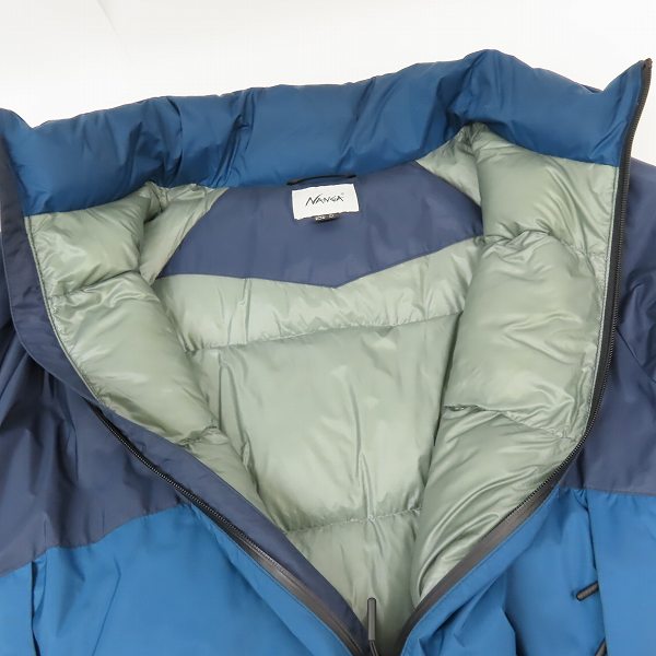 実際に弊社で買取させて頂いたNANGA × atmos/ナンガ × アトモス オーロラ ダウンジャケット/Lの画像 4枚目