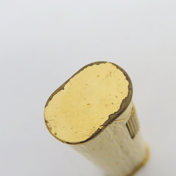 実際に弊社で買取させて頂いたdunhill/ダンヒル ガスライター サイドローラー ゴールドの画像 6枚目