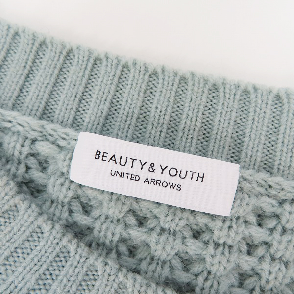 実際に弊社で買取させて頂いたBEAUTY&YOUTH/ビューティーアンドユース UNITED ARROWS BY PANCAKE ワッフルニット 1213-105-3792/Lの画像 2枚目