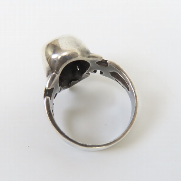 実際に弊社で買取させて頂いたCRAZY PIG/クレイジーピッグ カッタウェイ スカルリング 19-19.5号の画像 5枚目