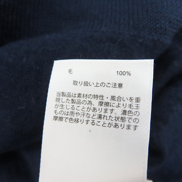実際に弊社で買取させて頂いたBROOKS BROTHERS Red Fleece/ブルックスブラザーズレッドフリース ニットカットソー ネイビー /Mの画像 3枚目