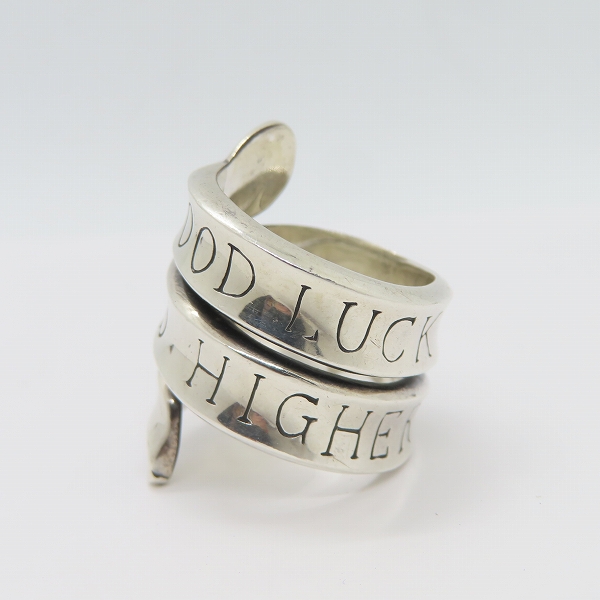 実際に弊社で買取させて頂いたCRIMIE/クライミー×Argent Gleam/アージェントグリーム RIBBONリング 16-19.5号の画像 2枚目