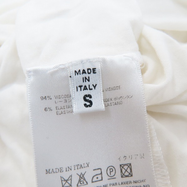 実際に弊社で買取させて頂いたMaison Martin Margiela/メゾン マルタン マルジェラ オフショル Tシャツ 31GC216 /Sの画像 3枚目